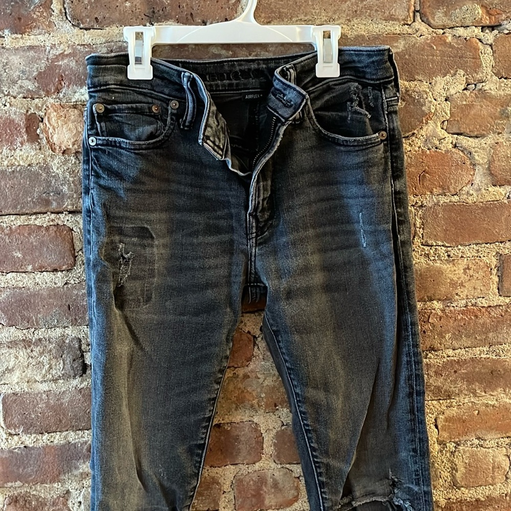 Black American eagle jeans size 30/34